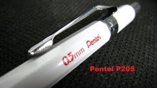 White Pentel P205 Mechanical Pencil Review