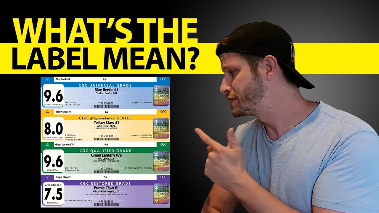 What Do The CGC Color Labels Mean? - YouTube