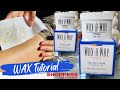 WAX A WAY | HOW TO USE WAX AT HOME TUTORIAL | COLD OR HOT WAX USES | HOW TO WASH WAXING STRIPS #WAX