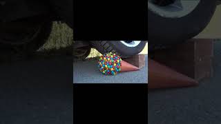 Crushing Crunchy & Soft Things by Car Compilation- Floral Foam, Squishy, Tide Pods and More #shorts