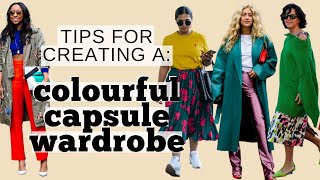 Create a Colourful Capsule Wardrobe 🌈  LOOKBOOK