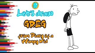 How to draw Greg from "Diary of a Wimpy Kid"
