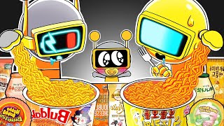 Incredibox Sprunki - Convenience Store Food Mukbang With Sprunki Family - Fun Bot Vs Garnold  | ASMR