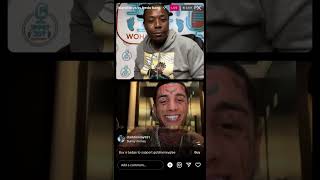 Kodiyakredd IG Live Beefing With Fredo Bang Goons!