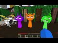 sprunki rainbow friends minecraft