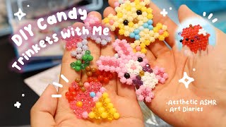 Playing With Aquabeads 🍬 Mini Tutorial \u0026 Craft With Me \u0026 ASMR