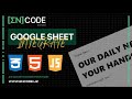 📊 How to Integrate Google Sheets with an HTML Form Using HTML, CSS & JavaScript | Tutorial 🚀