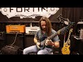 rusty cooley playing fortin amps at namm 2019 multicam with hq sound