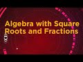 Algebra with Square Roots and Fractions | Simplifying Expressions #shorts #math #algebra #actprep