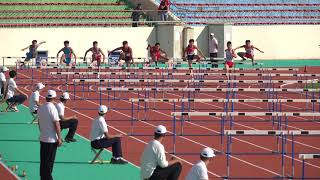 2019-9-22 2019全國少年U16田徑錦標賽 男子U16 - 110m欄 semi final 3