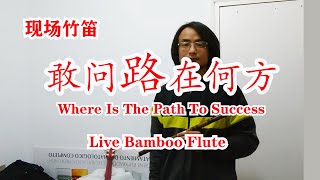 现场笛子西游记经典歌曲《敢问路在何方》Live recording  bamboo flute playing \