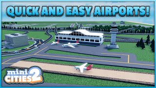 THE EASIEST COMMERCIAL AND CARGO AIRPORT TUTORIAL IN MINI CITIES 2