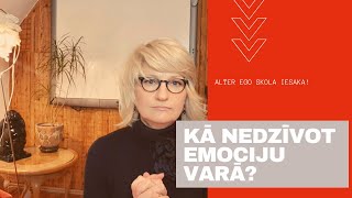 Kā nedzīvot emociju varā  | Instagram un Facebook Live ieraksts