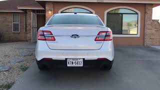 2013 Ford Taurus SHO muffler delete