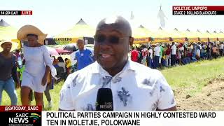 Political parties campaign in highly contested ward 10 in Moletjie, Polokwane