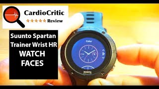 Watch Face Options on the Suunto Spartan Trainer Wrist HR