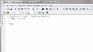 MATLAB Tutorial Part 3 Functions and plot