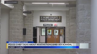 ‘Not going to stand for it': Horry County police chief address fallout of multi-officer sex scandal