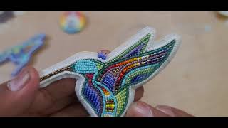 Wrapped beaded edge... Quick short Video.