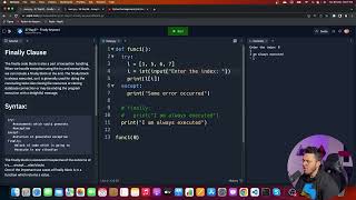 Finally keyword in Python Python Tutorial Day #37
