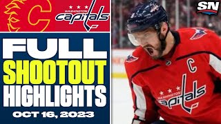 Calgary Flames at Washington Capitals | FULL Shootout Highlights