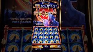 MASSIVE WIN -MAJOR BONUS ON WOLF RUN ECLIPSE #fyp #luckyhoslots #yaamava #slot #casino #grandjackpot