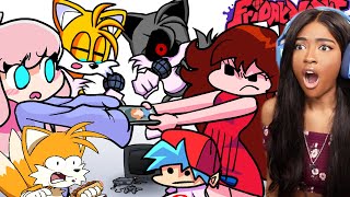 TAILS.EXE IS BACK!! GF IS FIGHTING ANOTHER GIRL??! | Friday Night Funkin [vs Cloud, VS Tails.EXE]