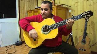 guitarras romero explicacion de alzapua por  RAFAEL ROMERO