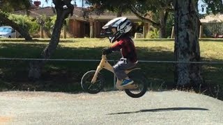 3 year old balance bike video kids early rider lite alley runner BMX strider