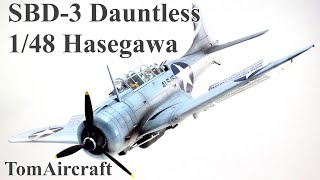 SBD-3 Dauntless 1/48 Hasegawa (Photo gallery)