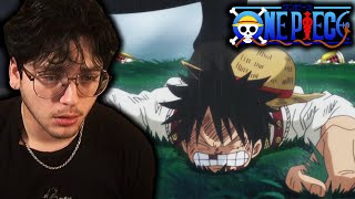 Luffy gets defeated and humiliated..