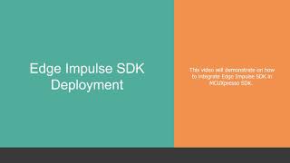 Demo: Edge Impulse SDK Deployment using MCUXpresso IDE on NXP iMX.RT1020-EVK.
