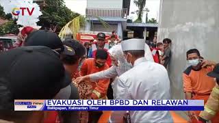 Balikpapan Diterjang Banjir, Pengantin Dievakuasi Perahu Karet #BuletiniNewsPagi 07/02