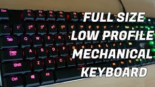 HAVIT HV-KB395L Low Profile Mechanical Keyboard - Unboxing, First Impressions and Quick Review