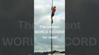 Men's WORLD record canal jumping with a POLE! #shorts #fierljeppen #wow