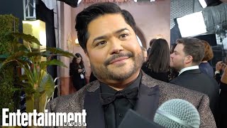 Golden Globes 2023 Red Carpet Interview with Harvey Guillén | Entertainment Weekly