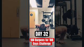 Day 32 of the 100 burpees for 100 days challenge. #2025 #fitnessgoals #burpees