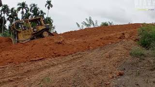 Caterpillar D6R XL Bulldozer Operators are Very Adept at Working on Smoothing Plantation Roads