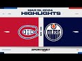 NHL Highlights | Oilers vs. Canadiens - March 19, 2024