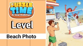 Puzzle Time: Brainy Challenge Level 41 Beach photo Walkthrough