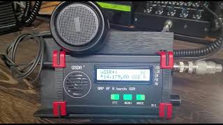 QRP Transiver in Betrieb