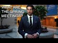 What are the Spring Meetings?