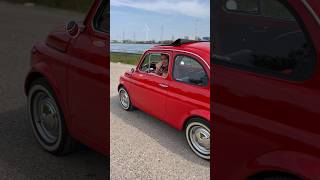 Classic Fiat 500 interior #cargirl #carshorts #car #shortsvideo #fiat500 #oldtimer #fiat #shorts