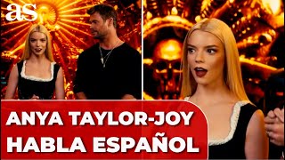 ANYA TAYLOR-JOY impacta con su ACENTO ESPAÑOL