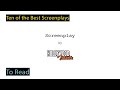 Top 10 Best Screenplays to Read