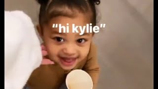 Stormi Calling Kylie by Her first name