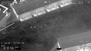 Nashville police helicopter track moments officers capture murder suspect