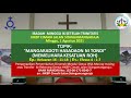 MEMELIHARA KESATUAN ROH | ibadah Minggu IX Setelah Trinitatis HKBP Cimahi Sisingamangaraja