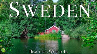 Sweden 4K Nature Relaxation Film - Meditation Relaxing Music - Amazing Nature