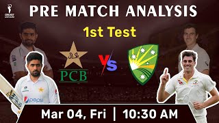 Pakistan vs Australia 1st Test Prediction | PAK vs AUS Dream 11 Prediction Match Analysis
